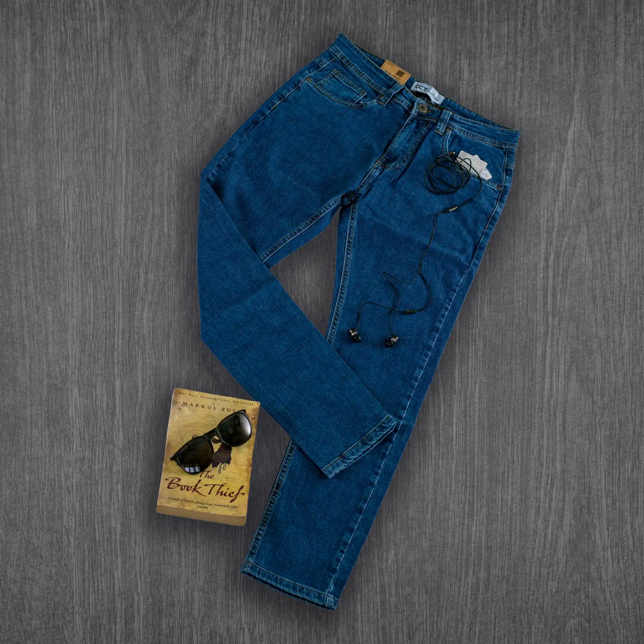 Premium Bryson Skinny Advanced Comfort Denim Jeans - Arctic Wave