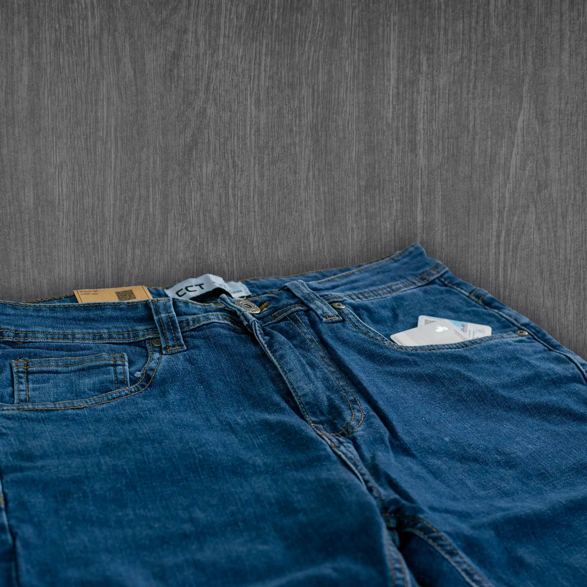 Premium Bryson Skinny Advanced Comfort Denim Jeans - Arctic Wave