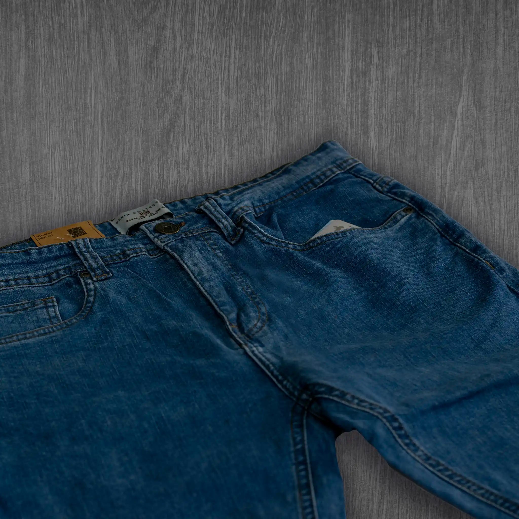 Premium Bryson Skinny Advanced Comfort Denim Jeans - Stormy Blue