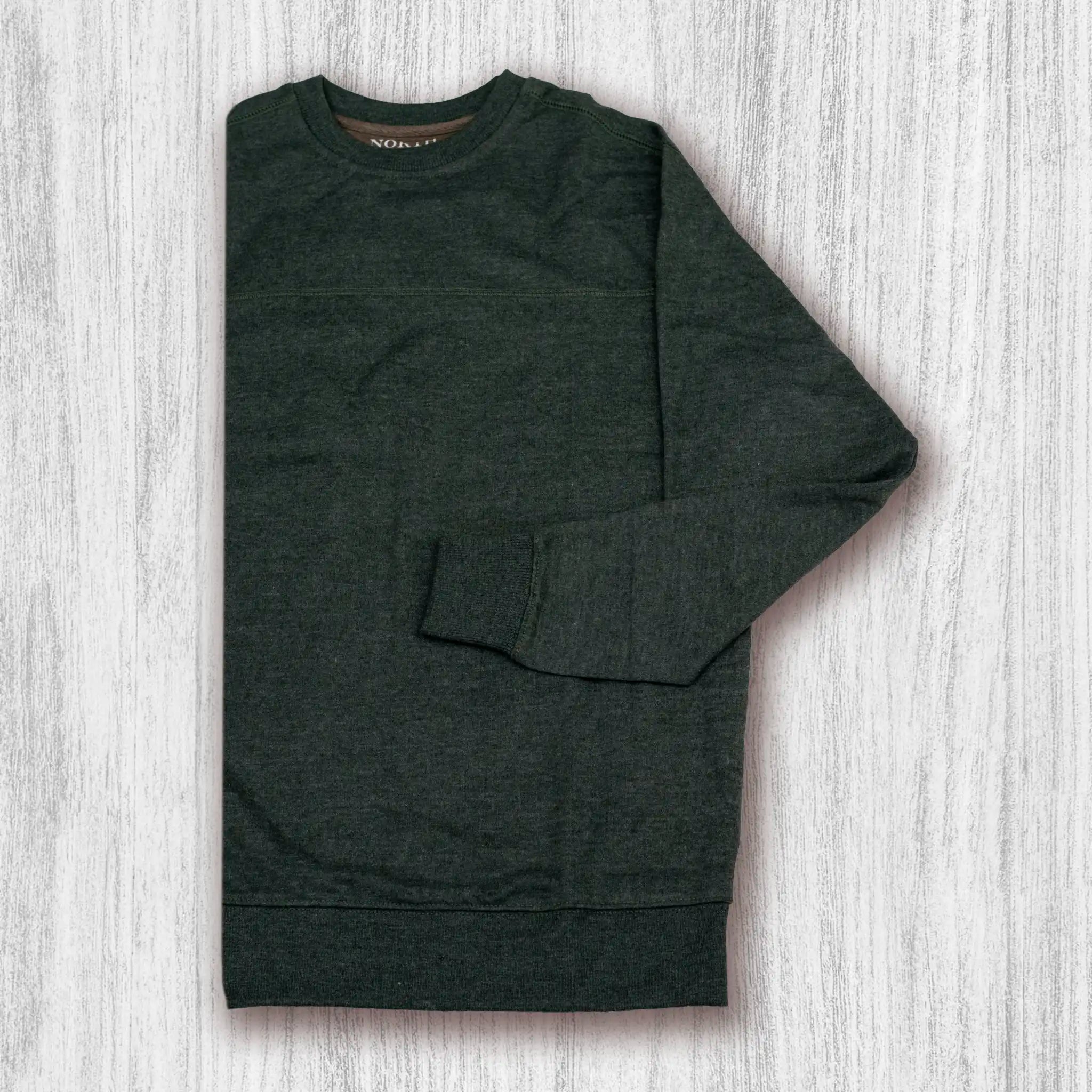 Men's Premium Soft Touch Fleece Crew Sweatshirt -  Pine Grove Heather