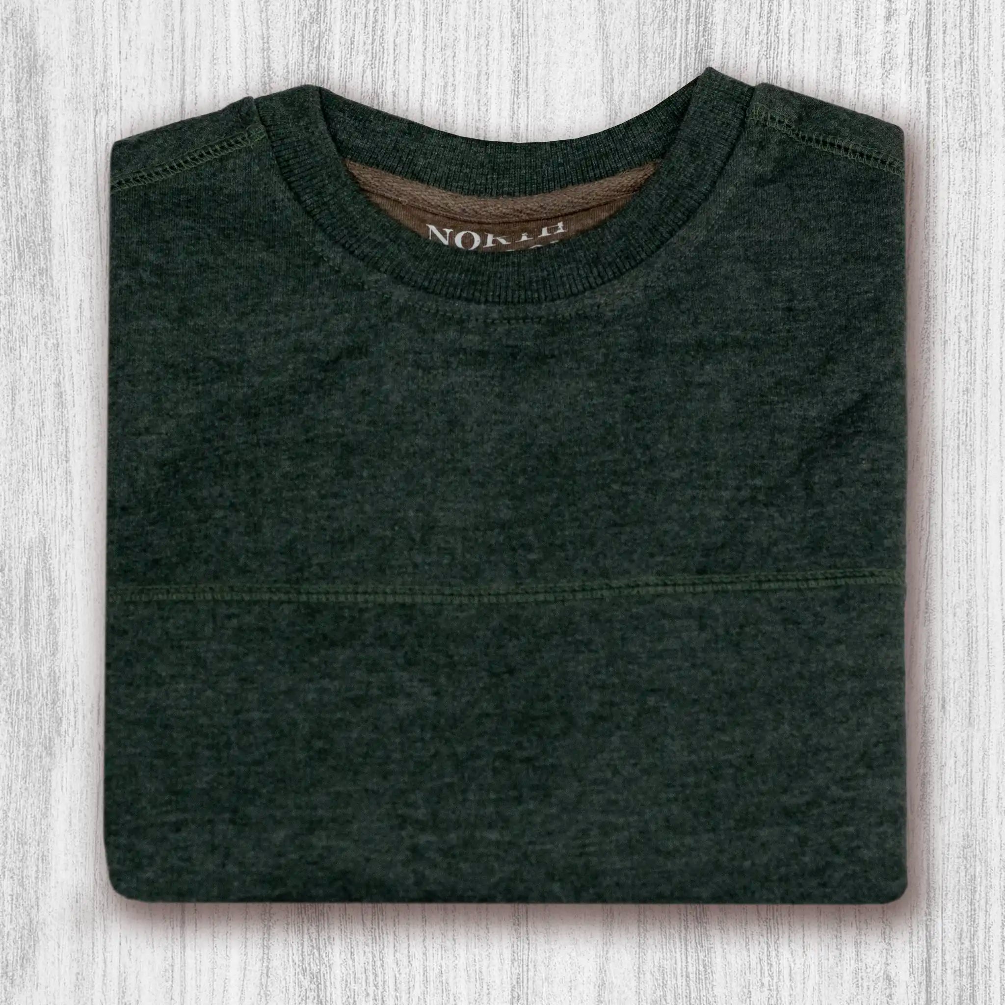 Men's Premium Soft Touch Fleece Crew Sweatshirt -  Pine Grove Heather