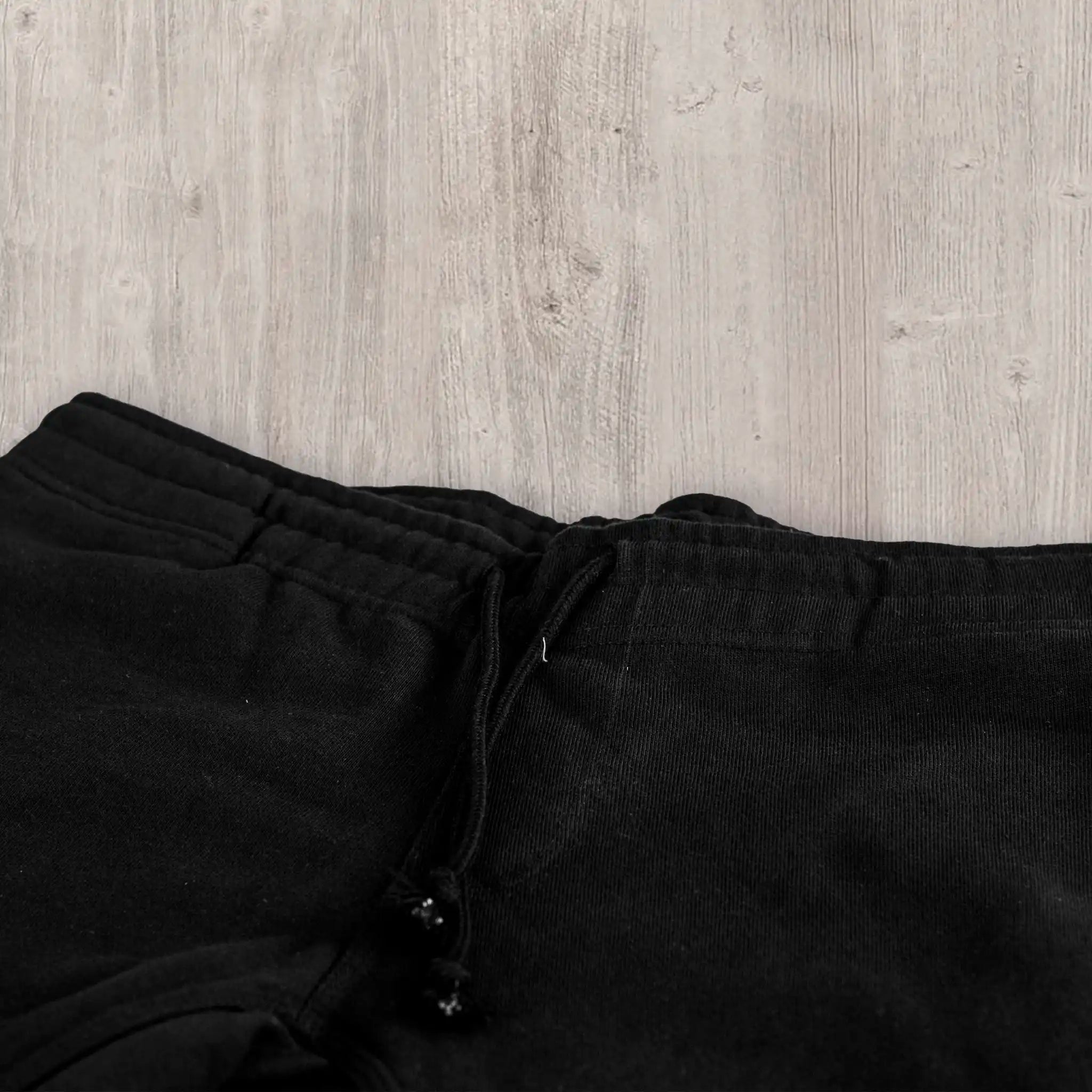 Premium Classic Fit Double-Knit Jogging Bottom - Black