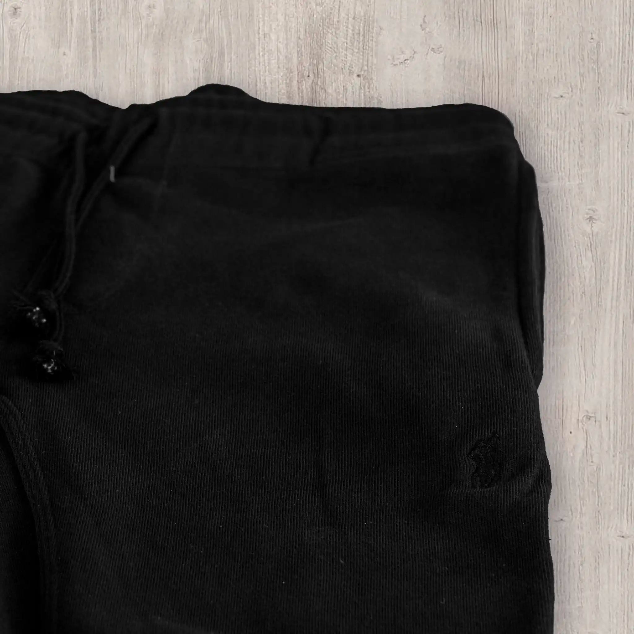 Premium Classic Fit Double-Knit Jogging Bottom - Black