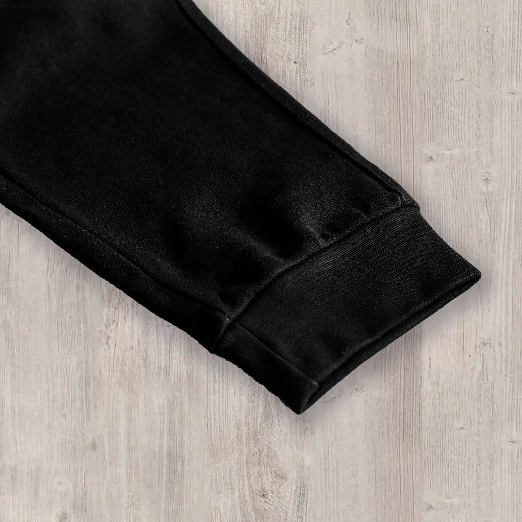 Premium Classic Fit Double-Knit Jogging Bottom - Black