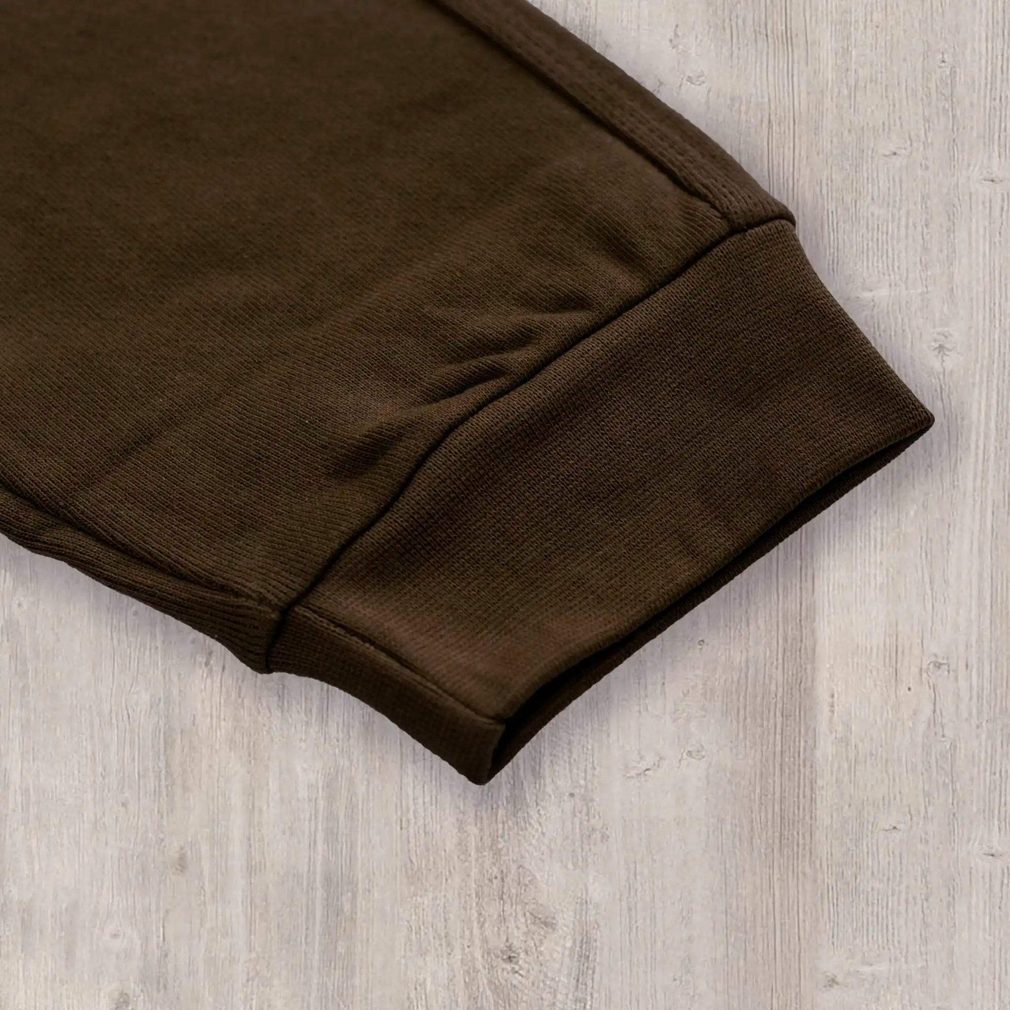 Premium Classic Fit Double-Knit Jogging Bottom - Brown