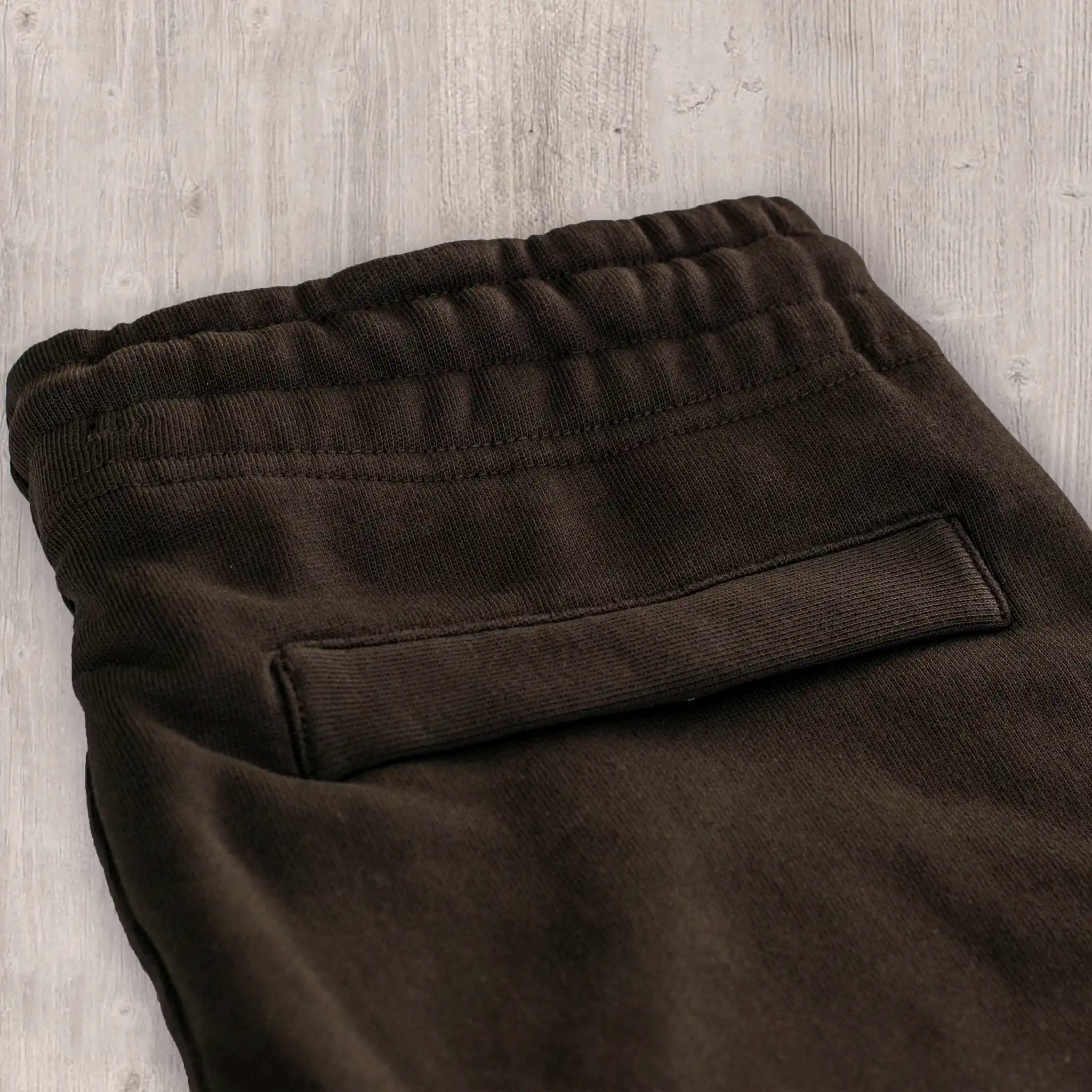 Premium Classic Fit Double-Knit Jogging Bottom - Dark Brown