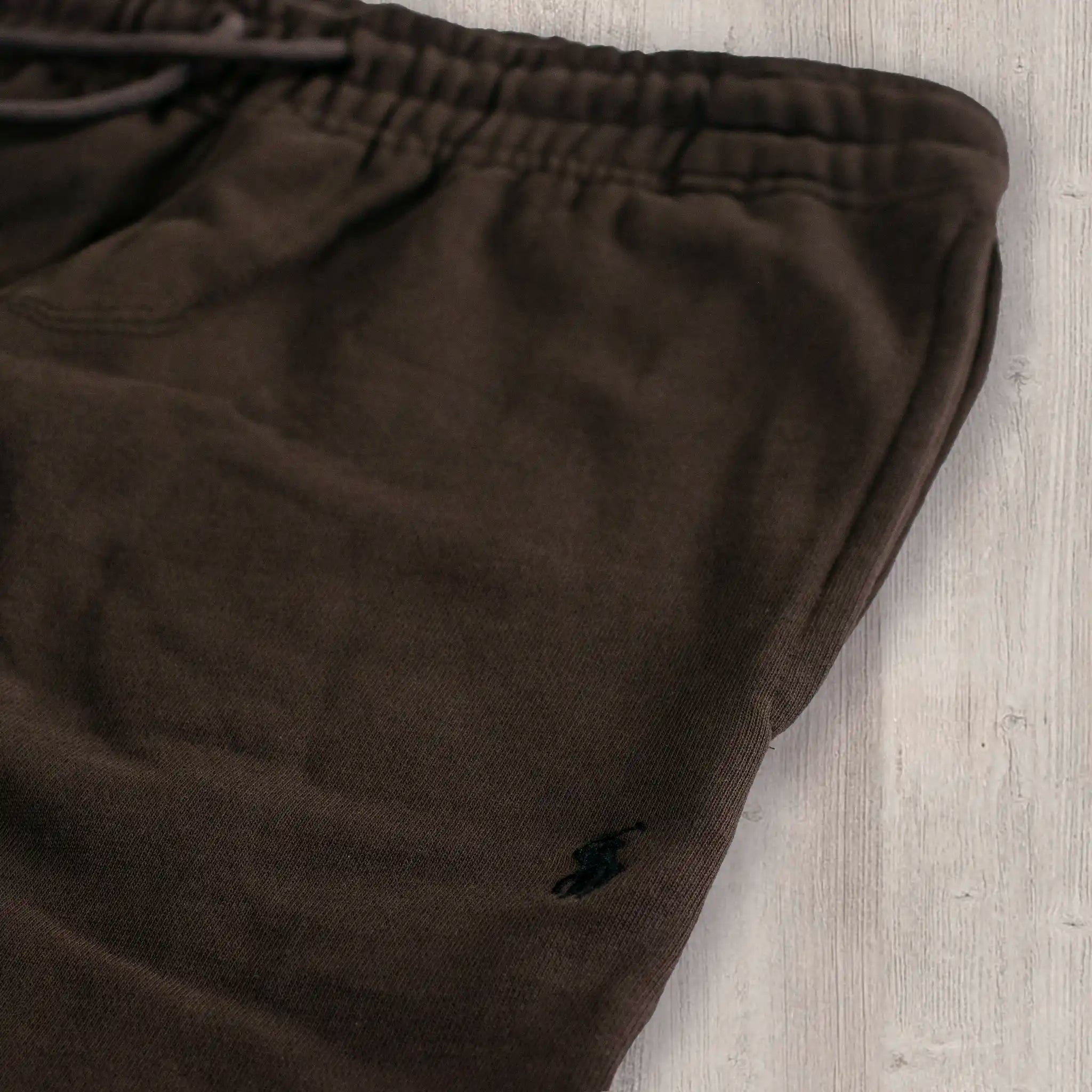 Premium Classic Fit Double-Knit Jogging Bottom - Dark Brown
